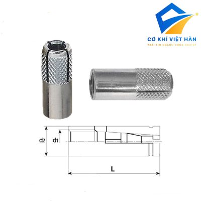 Phụ kiện đi kèm thanh ren inox M8