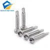 Vít tự khoan inox đầu tròn dùng trong xây dựng cơ khí
