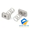 Ecu lò xo inox 304 dùng trong kết cấu hệ ống vuông
