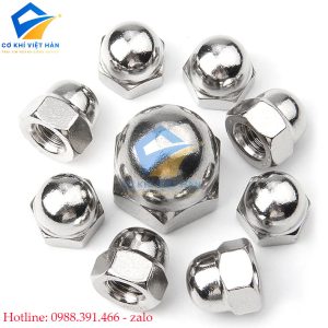 ĐAI ỐC MŨ INOX DIN 1587