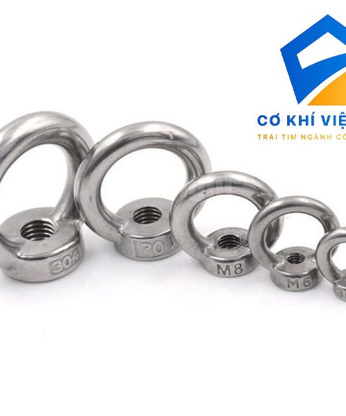 ECU MẮT INOX – MÓC CẨU REN ÂM INOX DIN 582