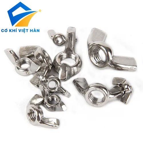Đai ốc tai hồng inox 304 dạng cánh chuồn