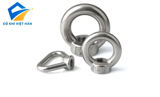 E cu mắt - Móc cẩu ren âm inox