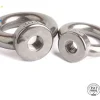 Ecu mắt inox 304 dạng vòng tròn dùng để móc cẩu thiết bị