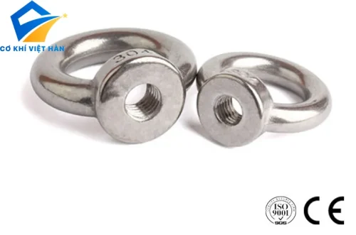 Ecu mắt inox 304 dạng vòng tròn dùng để móc cẩu thiết bị