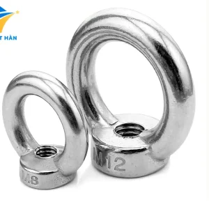 Ecu mắt inox 304 dạng vòng tròn dùng để móc cẩu thiết bị