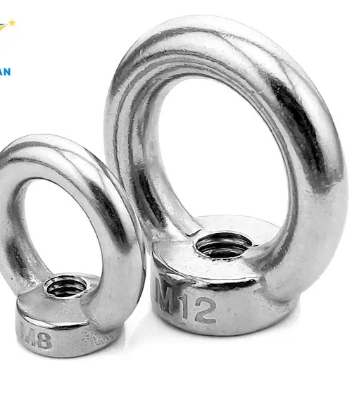Ecu mắt inox 304 dạng vòng tròn dùng để móc cẩu thiết bị