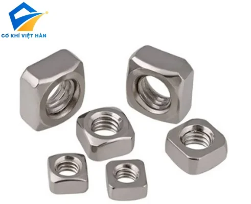 Đai ốc vuông inox 304 dùng trong kết cấu cơ khí