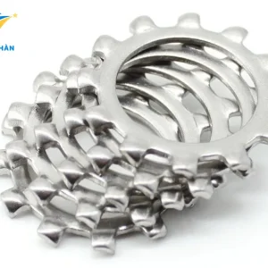 Long đen vành răng cưa ngoài inox DIN 6797 A