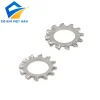 Long đen vành răng cưa ngoài inox DIN 6797 A