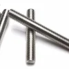 Thanh ren inox M18 hình trụ, bề mặt sáng bóng, tiện ren hệ mét