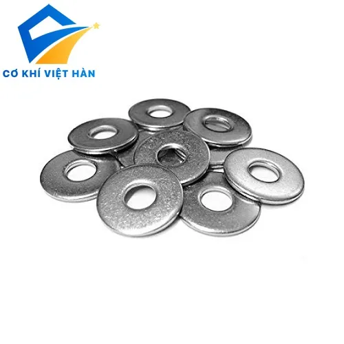 Long đen phẳng vành rộng inox 304 chuẩn DIN 9021