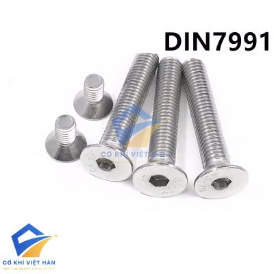 Bu lông lục giác chìm bằng inox DIN 7991