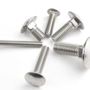 Bu lông mũ tròn cổ vuông chống xoay inox 304