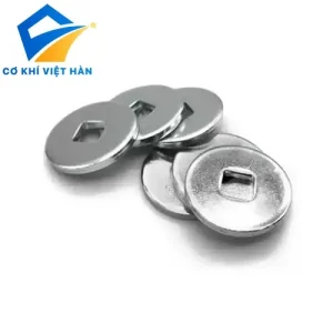 Long đen đồng xu inox 304 với bề mặt sáng bóng dùng trong kết cấu cơ khí