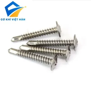 Vít inox tự khoan đầu dù dùng trong xây dựng cơ khí