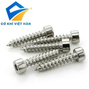 Vít gỗ đầu lục giác chìm inox DIN 912 trong ngành gỗ