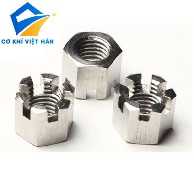 Ê Cu Xẻ Rãnh Inox DIN 935 (Castle Nut)