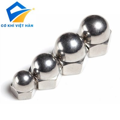 Êcu Tán Bầu Inox – Đai Ốc Chỏm Cầu Inox DIN 1587